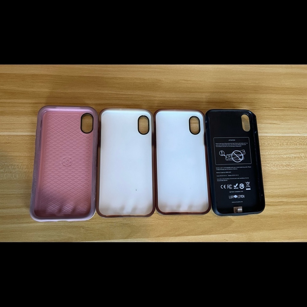 Four iPhone X phone cases otterbox marble luxy lemon - Picture 2 of 10